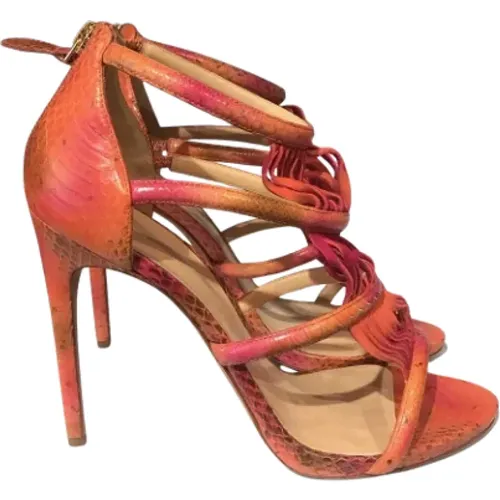 Pre-owned Leather sandals , female, Sizes: 6 UK - Alexandre Birman Pre-owned - Modalova