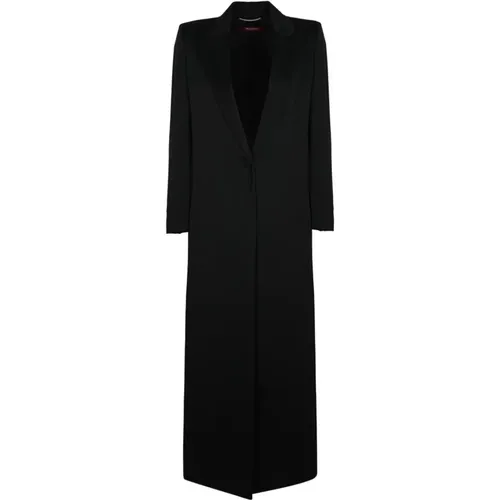 Single-Breasted Coats , female, Sizes: XS - Max Mara Studio - Modalova