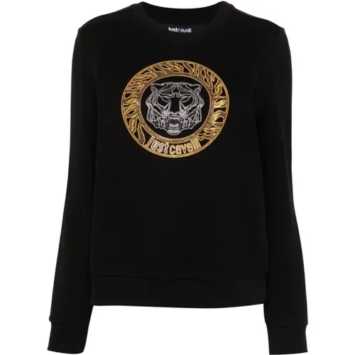 Sweatshirt Aw24 Women's Clothing , female, Sizes: XS, S, 2XS, M - Just Cavalli - Modalova