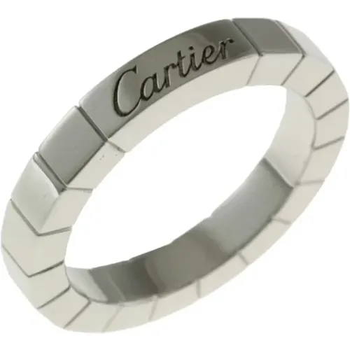 Pre-owned White Gold rings , female, Sizes: ONE SIZE - Cartier Vintage - Modalova