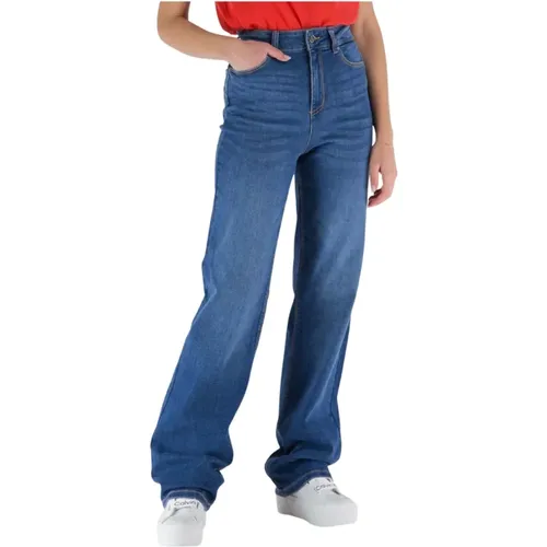 Gerades Jeans , Damen, Größe: W28 - Fracomina - Modalova