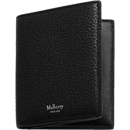 Trifold Wallet, Grain Veg Tanned , unisex, Sizes: ONE SIZE - Mulberry - Modalova