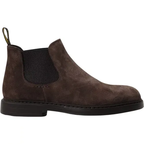 Suede Polacchino Schuhe , Herren, Größe: 41 1/2 EU - Doucal's - Modalova