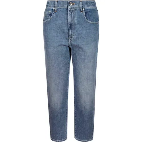 Slim Fit High Waist Jeans , Damen, Größe: W28 - Hand Picked - Modalova