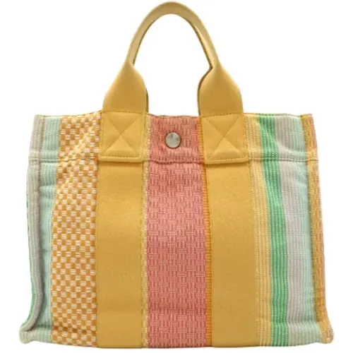 Pre-owned Canvas totes , female, Sizes: ONE SIZE - Hermès Vintage - Modalova