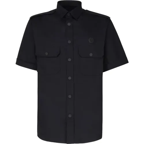 Schwarze Hemden mit 98% Baumwolle - Philipp Plein - Modalova