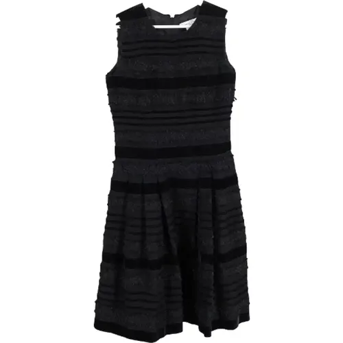 Pre-owned Wool dresses , female, Sizes: S - Oscar De La Renta Pre-owned - Modalova