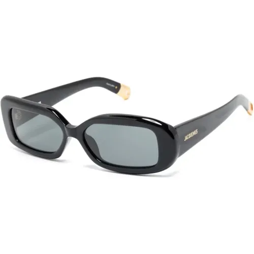 Round Square Sunglasses Glossy , unisex, Sizes: 54 MM - Jacquemus - Modalova