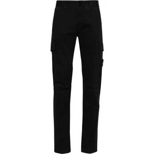 Blaue Skinny Cut Hose , Herren, Größe: W30 - Stone Island - Modalova