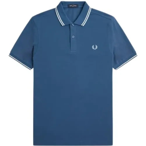 Farben Baumwoll-Polo-Shirt , Herren, Größe: XL - Fred Perry - Modalova