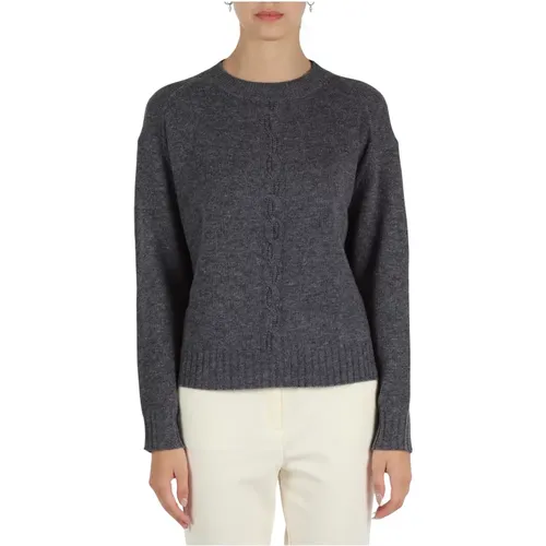 Dekorativer Strickpullover , Damen, Größe: M - EMME DI MARELLA - Modalova