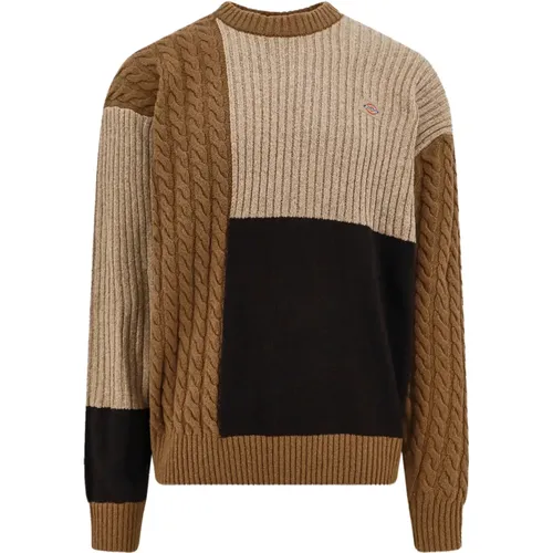 Logo Patch Wool Blend Sweater , male, Sizes: L, M, XL - Dickies - Modalova