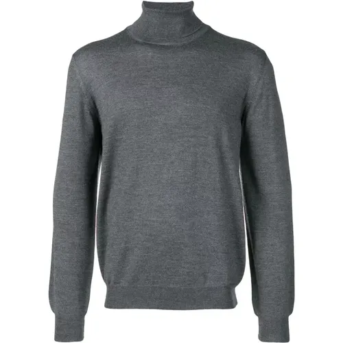 Wool Rollneck Sweater , male, Sizes: 3XL - Barba - Modalova