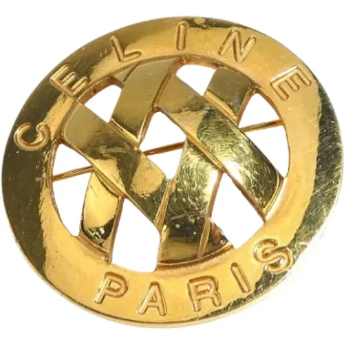 Pre-owned Metal brooches , unisex, Sizes: ONE SIZE - Celine Vintage - Modalova