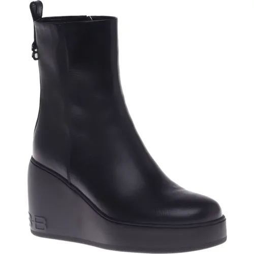 Ankle boots in leather , Damen, Größe: 36 EU - Baldinini - Modalova