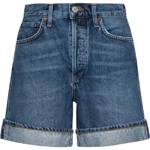 Jeans Shorts , Damen, Größe: W24 - Agolde - Modalova