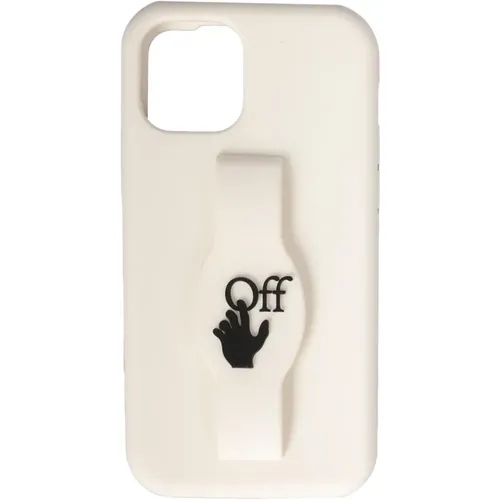 Off , Phone Cover for iPhone 14/15 , male, Sizes: ONE SIZE - Off White - Modalova