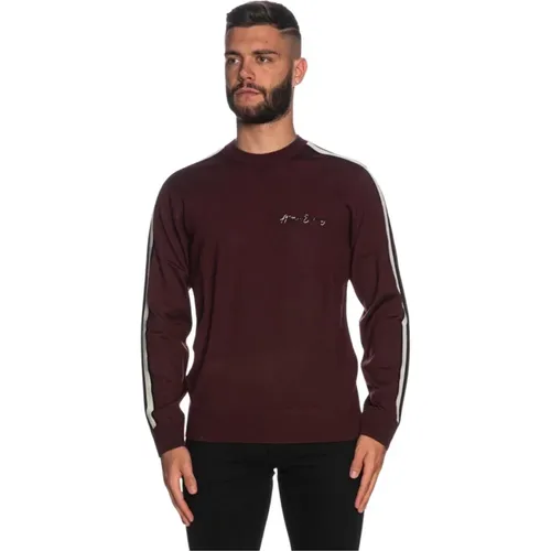 Klassischer Pullover , Herren, Größe: L - Armani Exchange - Modalova