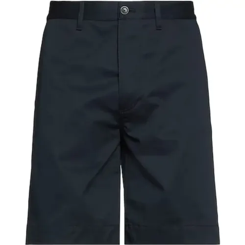 Navy Chino Bermuda Shorts , male, Sizes: W33, W32, W34 - Nine In The Morning - Modalova