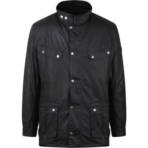 Duke Wachsjacke - Biker Stil , Herren, Größe: XL - Barbour - Modalova