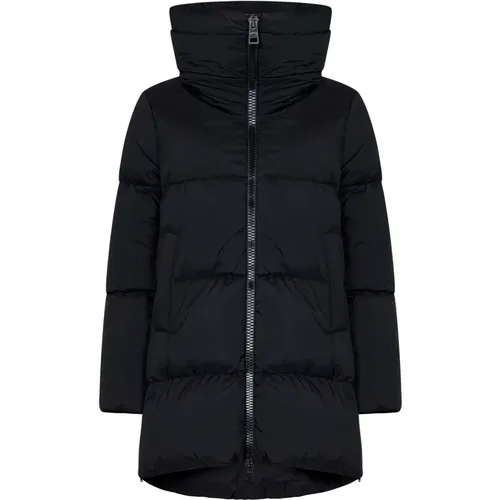 Schwarze Stepp-Cape-Jacke Herno - Herno - Modalova