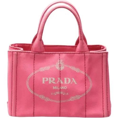 Pre-owned Canvas totes , female, Sizes: ONE SIZE - Prada Vintage - Modalova