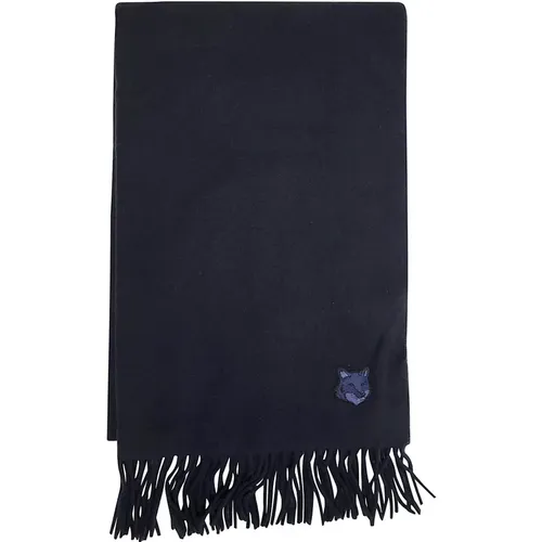 Fox Head Scarf , female, Sizes: ONE SIZE - Maison Kitsuné - Modalova