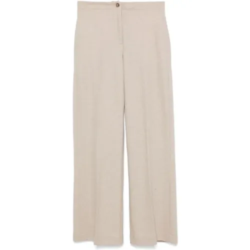 Dove Grey Stylish Trousers , female, Sizes: 2XL - Seventy - Modalova