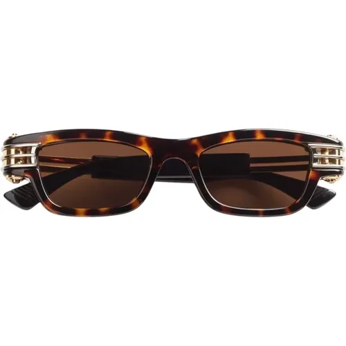 Havana Black Sunglasses Bv1308S , female, Sizes: ONE SIZE - Bottega Veneta - Modalova