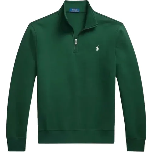 Polo grüner Sweatshirt mit Reißverschluss - Ralph Lauren - Modalova