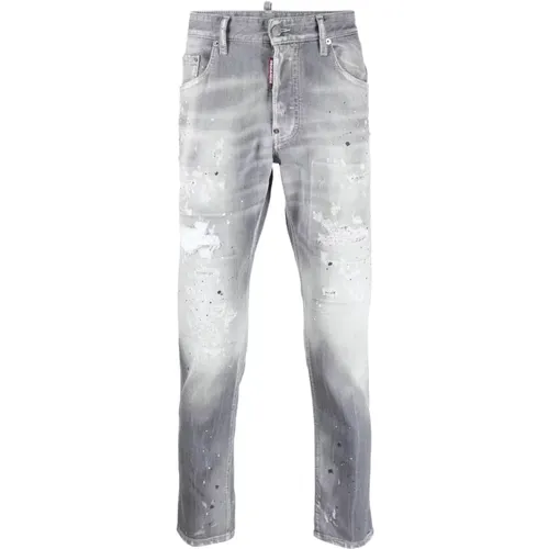 Straight-Leg Jeans , Herren, Größe: 2XS - Dsquared2 - Modalova