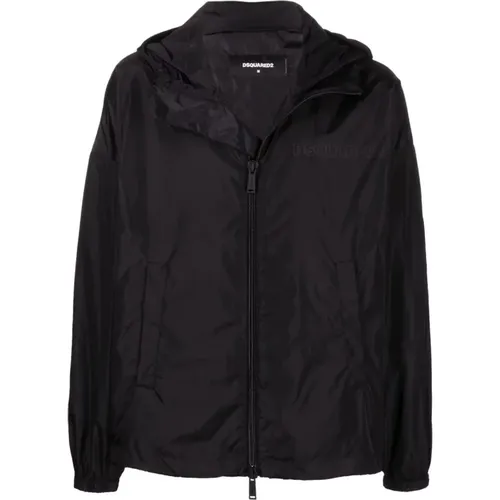Nylon Light Jacket for Men , male, Sizes: 2XL, L, XL, M - Dsquared2 - Modalova
