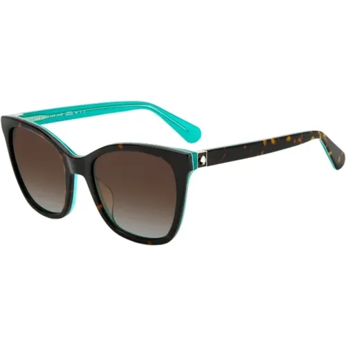 Braune Acetat Sonnenbrille für Frauen - Kate Spade - Modalova