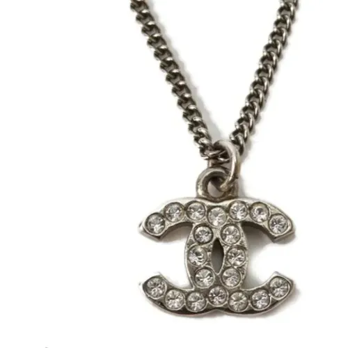 Pre-owned Chanel necklace in metal , female, Sizes: ONE SIZE - Chanel Vintage - Modalova