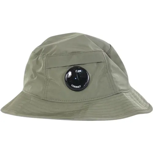 Bucket Chrome Embroidered Logo Hat , unisex, Sizes: XL, L - C.P. Company - Modalova