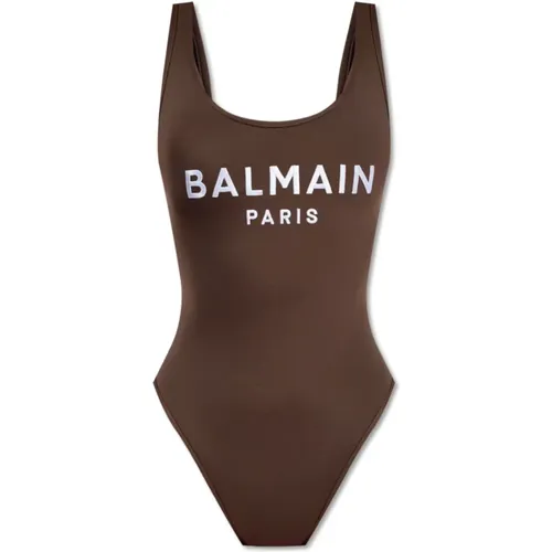 One-piece swimsuit , female, Sizes: XS - Balmain - Modalova