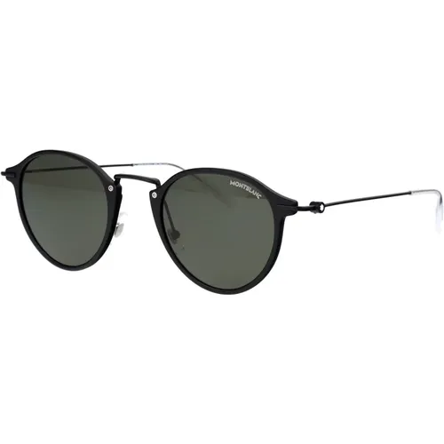 Stylish Sunglasses Mb0294S , male, Sizes: 50 MM - Montblanc - Modalova