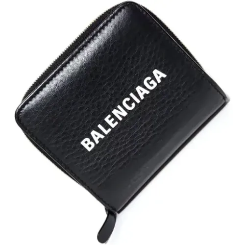 Pre-owned Leather wallets , female, Sizes: ONE SIZE - Balenciaga Vintage - Modalova