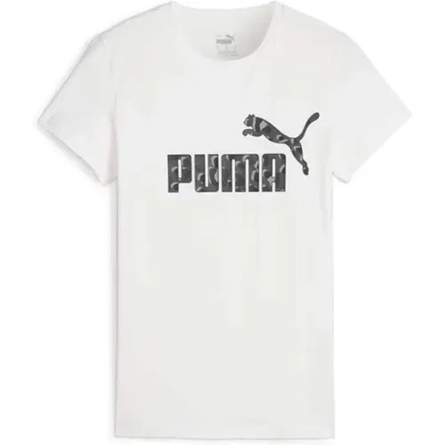 Ess+ Animal T-shirt , Damen, Größe: M - Puma - Modalova