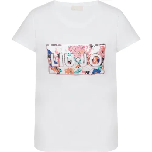Lässiges T-Shirt für Männer und Frauen,Lässiges T-Shirt für den Alltag - Liu Jo - Modalova