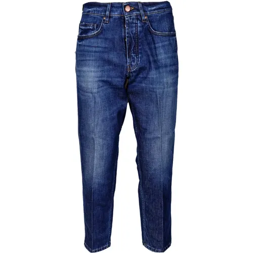 Italian Made Carrot Fit Jeans , male, Sizes: W32 - Don The Fuller - Modalova