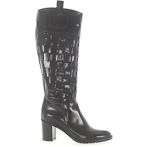 Calf Leather Boots Lyon , female, Sizes: 6 1/2 UK, 5 1/2 UK, 4 1/2 UK, 6 UK - Truman's - Modalova