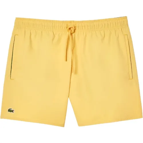Cotton Swim Shorts , male, Sizes: L, XL, S - Lacoste - Modalova