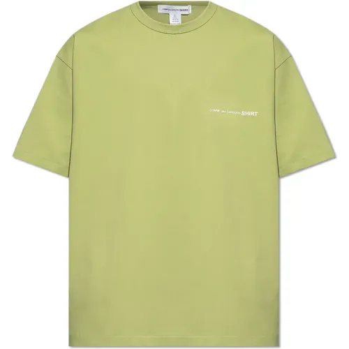 T-Shirt mit Logo , Herren, Größe: L - Comme des Garçons - Modalova