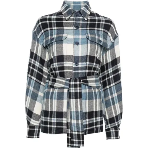 Beige Button Front Casual Shirt , female, Sizes: L, S, XS, M, 2XL - Polo Ralph Lauren - Modalova