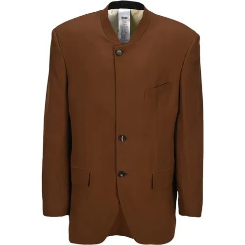 Brauner Einreiher Blazer Aw20 - Magliano - Modalova