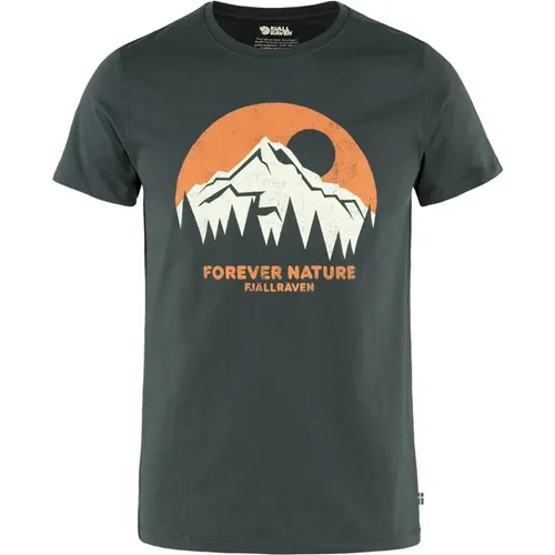 Natur T-Shirt in Dunkelblau - Fjällräven - Modalova