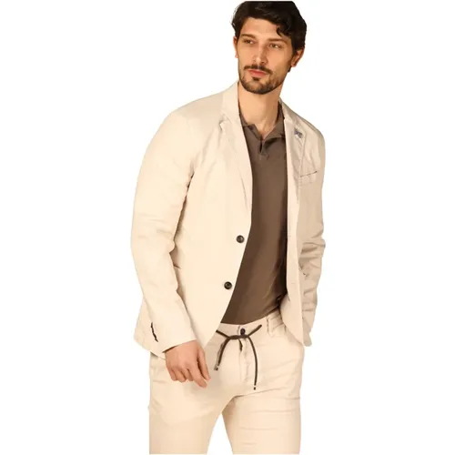 Sommer Herrenblazer aus Baumwolle und Tencel , Herren, Größe: XL - Mason's - Modalova