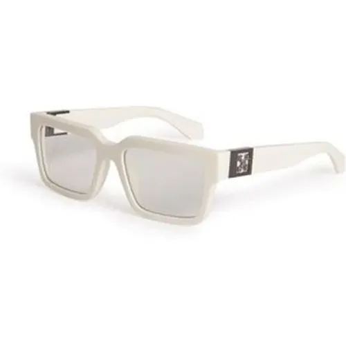 Off , Stylish Sunglasses , unisex, Sizes: 54 MM - Off White - Modalova