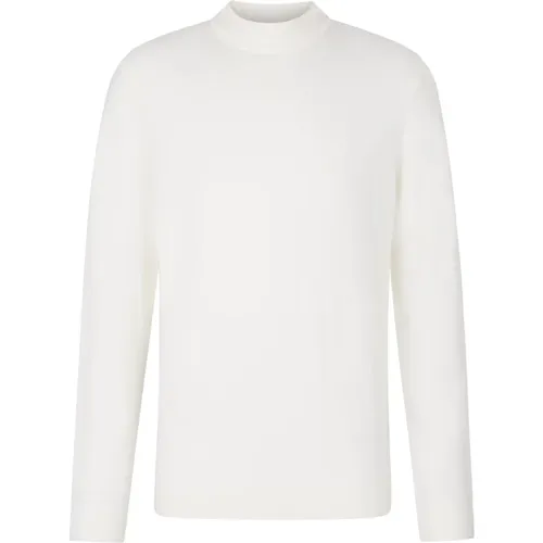 Herren Weißer Pullover Glattstrick , Herren, Größe: L - drykorn - Modalova